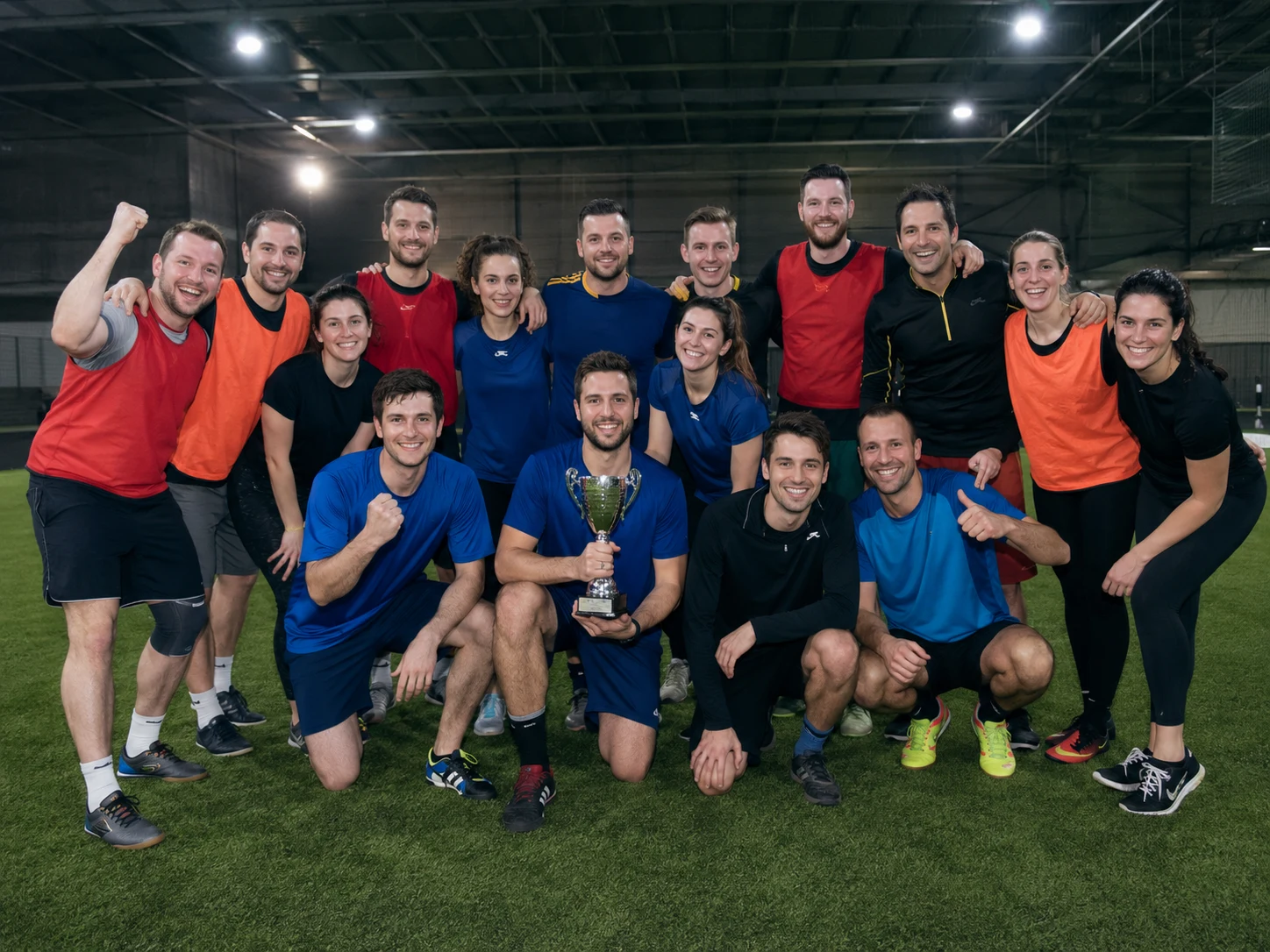 Remise de trophée lors d’un tournoi d’entreprise au Street